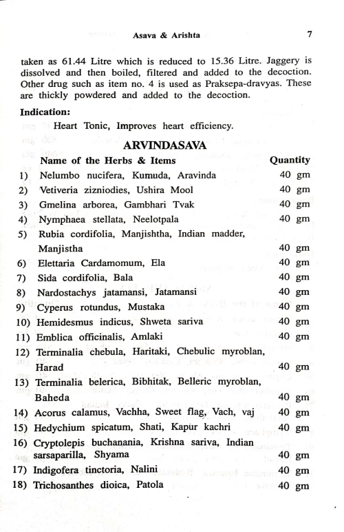 Preparation and Uses of Asava and Arishta